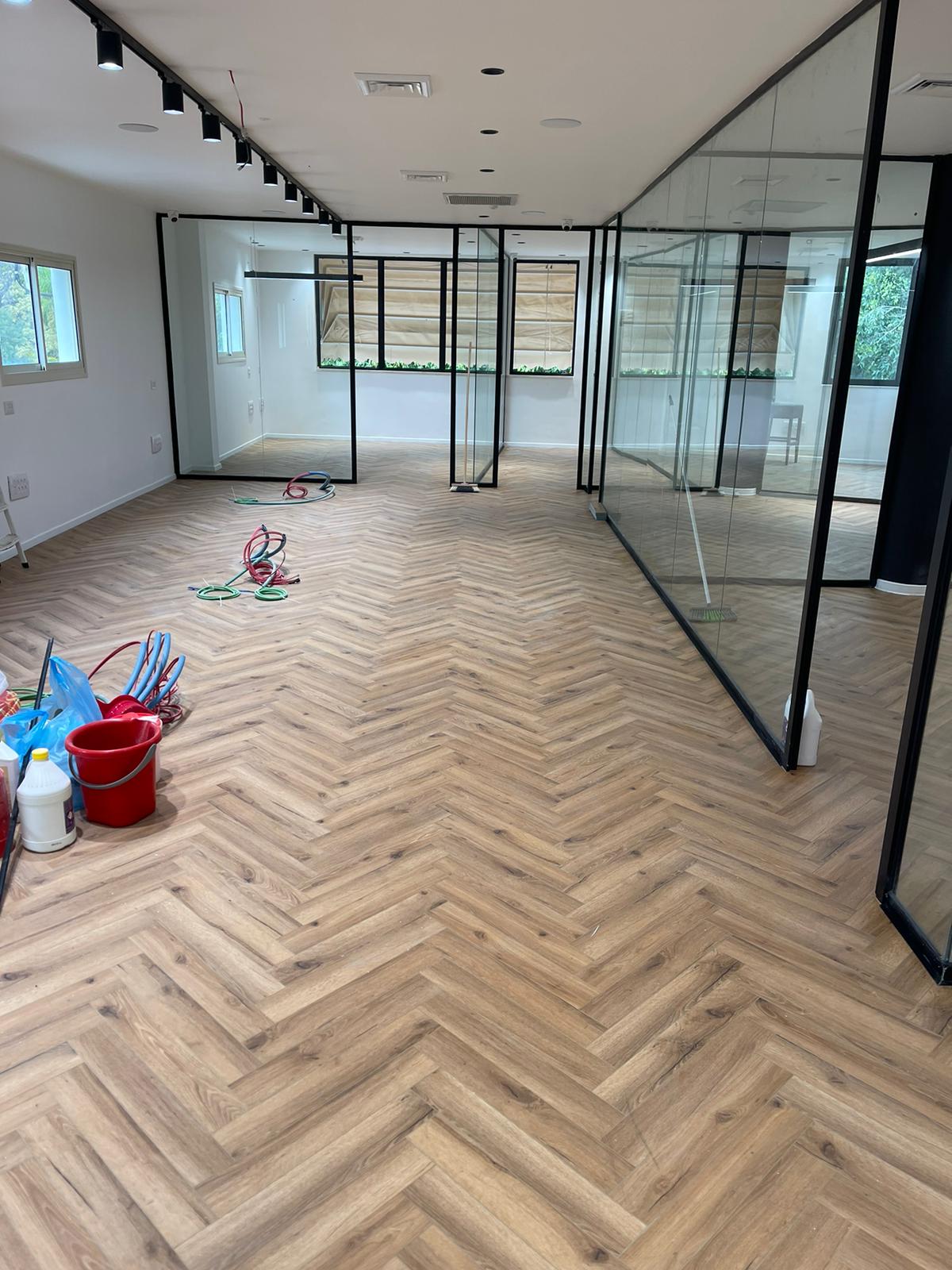 פרקט פולימרי פישבון SPC PURE אלון טבעי / מחיר מוזל