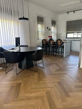 פרקט פולימרי פישבון SPC PURE אלון מולבן / מחיר מוזל : image 1