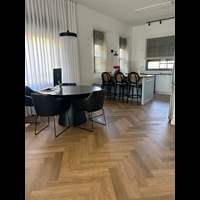 פרקט פולימרי פישבון SPC PURE אלון מולבן / מחיר מוזל