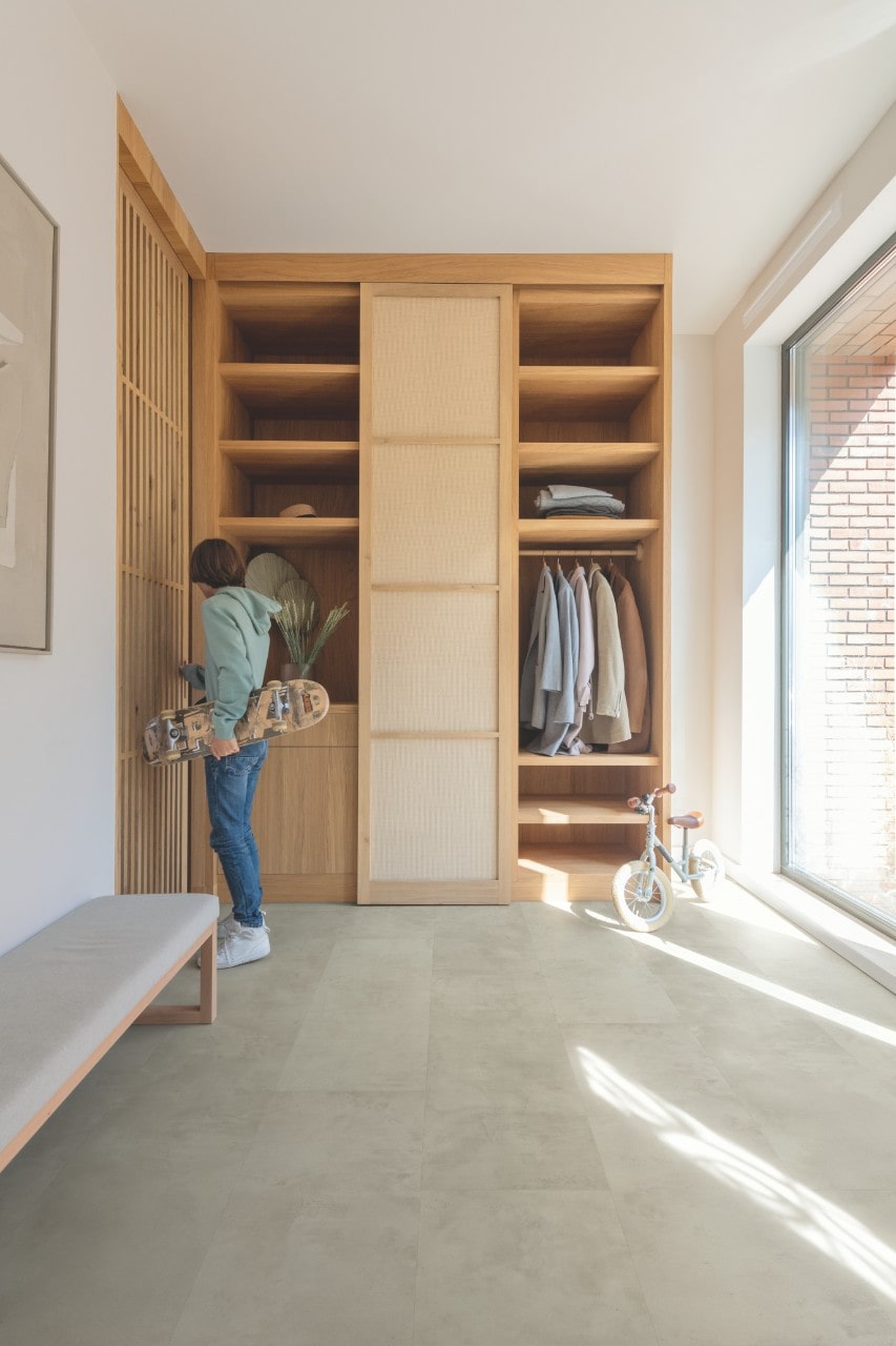 פרקט קוויק סטפ MUSE בטון אפור 