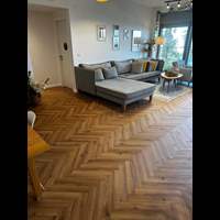 פרקט פולימרי פישבון SPC PURE אלון כהה עם עיניים / מחיר מוזל