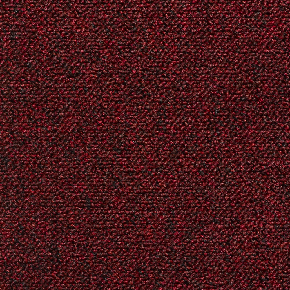 שטיח מקיר לקיר דגם BOKLA לולאות 4 מטר רוחב גליל צבע בורדו 