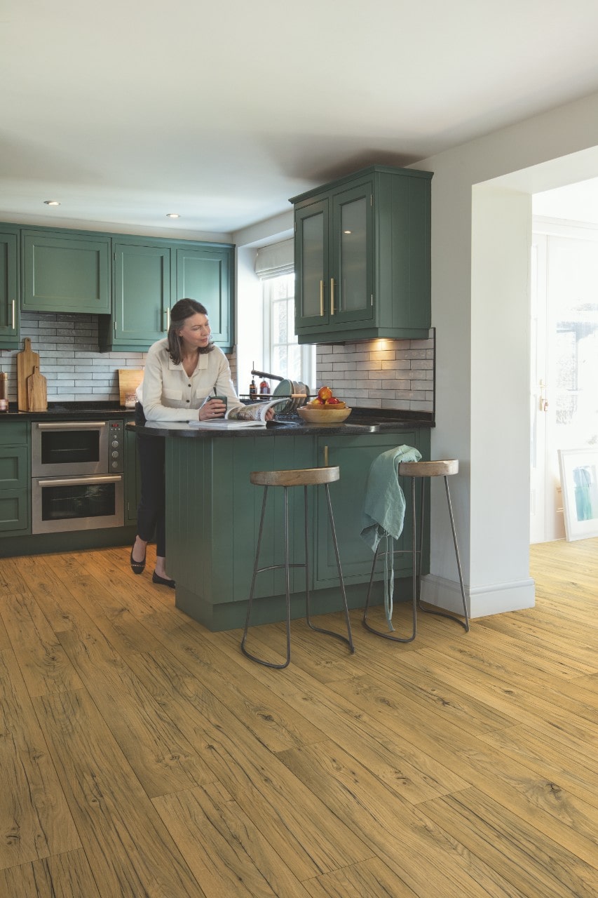 פרקט קוויק סטפ  SIGNATURE אלון סדוק טבעי 