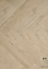 פרקט פולימרי פישבון אלון מולבן שמנת 