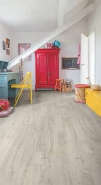 פרקט קוויק סטפ ELIGNA צבע Newcastle oak grey אלון אפור ניוקאסל  : image 1