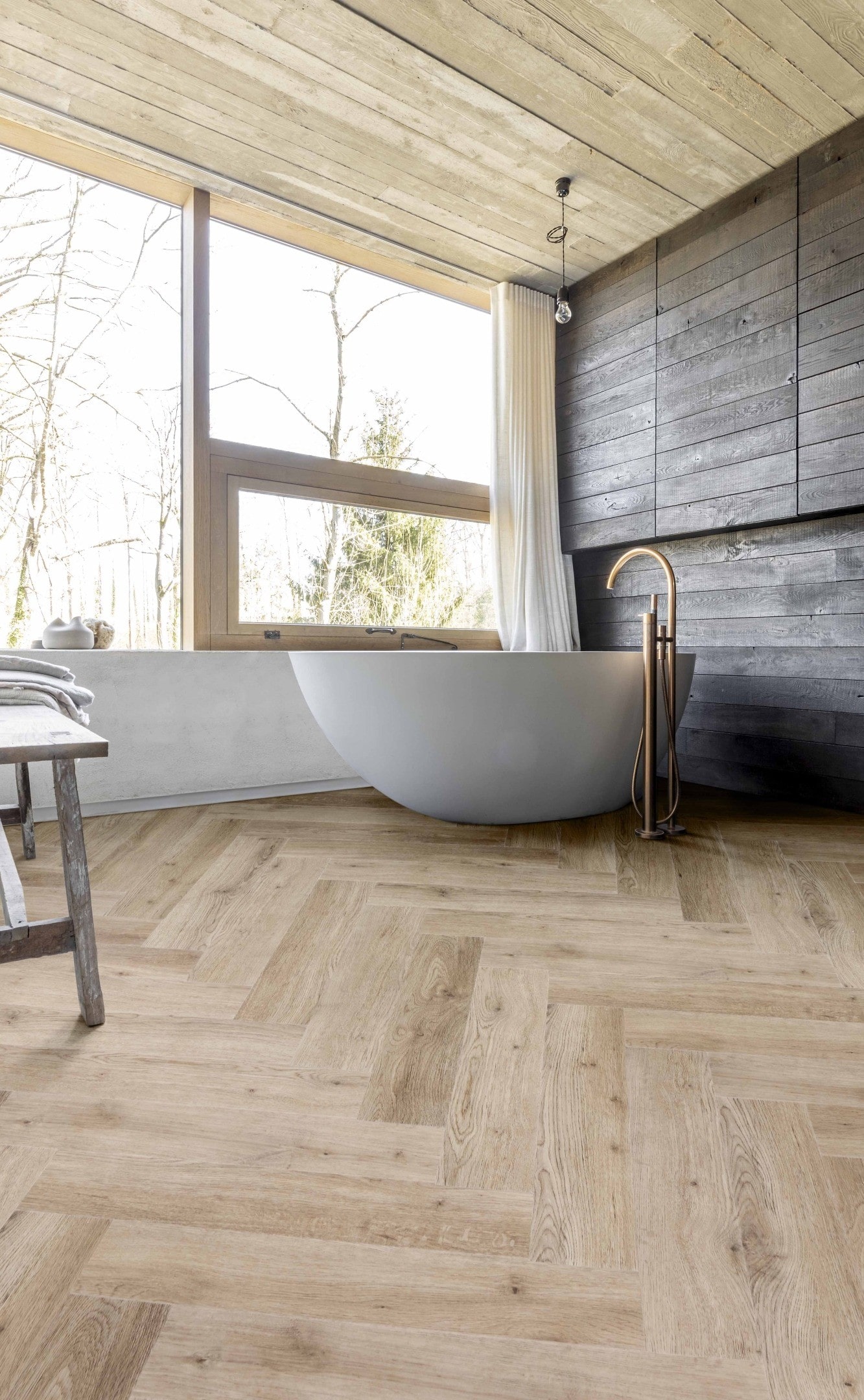 פרקט פישבון פולימרי SPC LALENGO דגם גוביו GUBBIO  