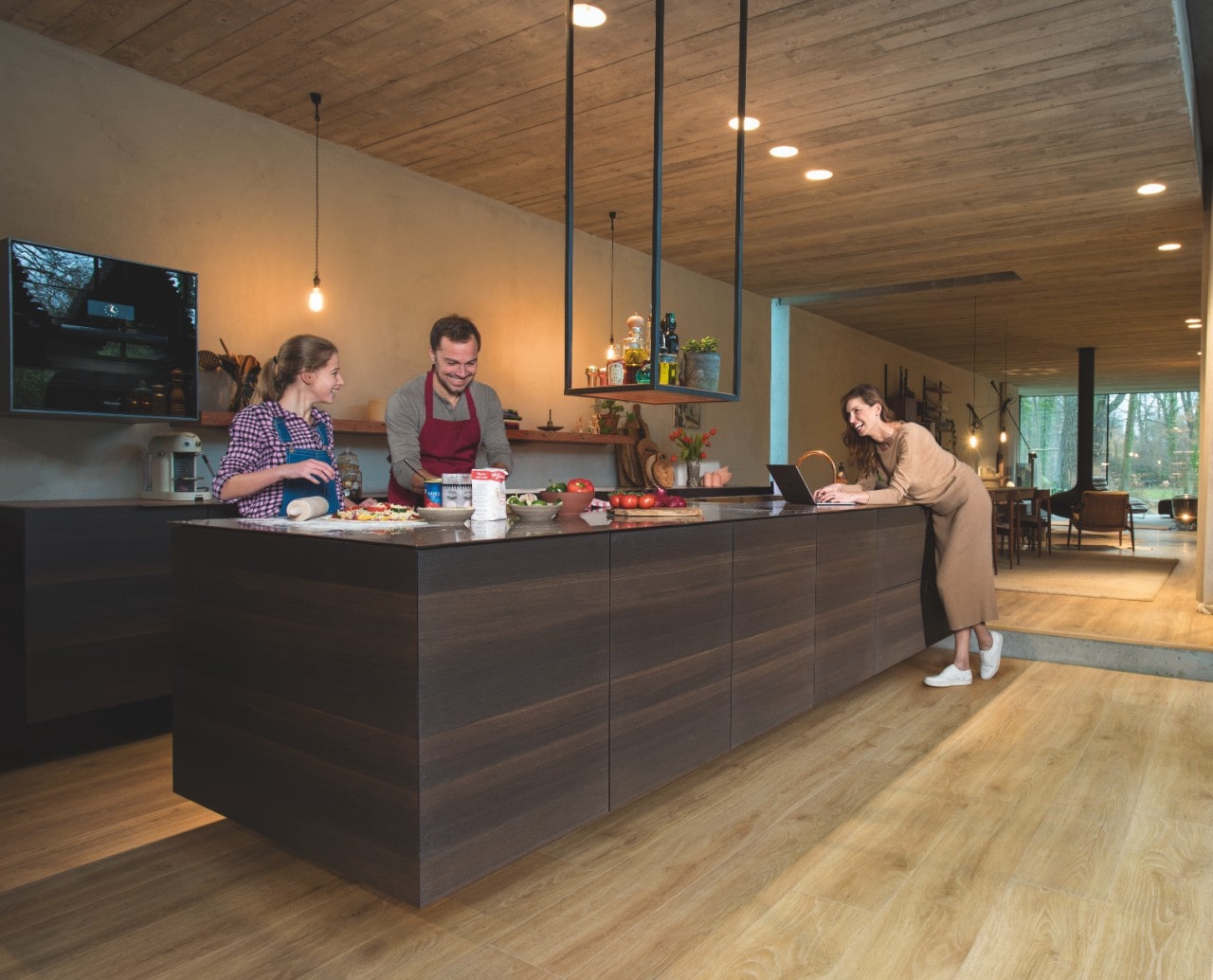 פרקט קוויק סטפ MAJESTIC אלון חורש טבעי 