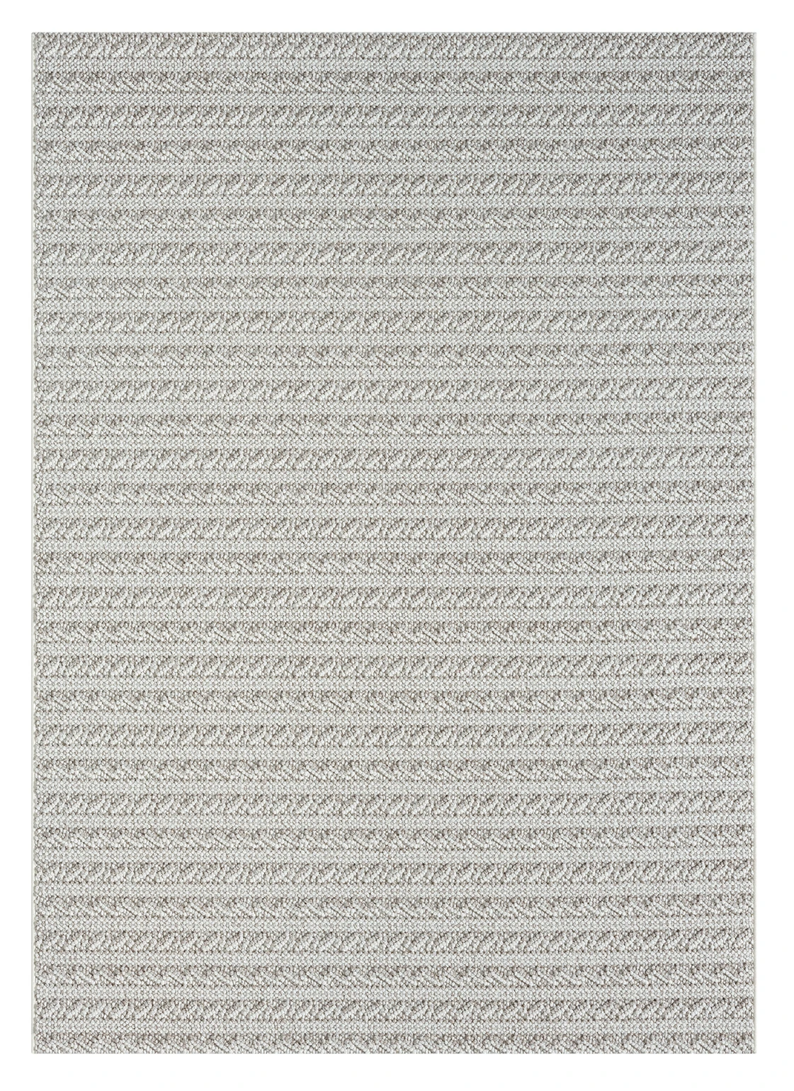 שטיח דגם CALIFORNIA לולאות משולבות צבע בז' לבן   : Thumb 3