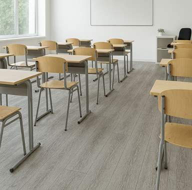 PVC תעשייתי איכותי ביותר גוון אפור מוברש : image 2