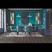 פרקט קוויק סטפ MAJESTIC אלון מדברי מוברש חום כהה