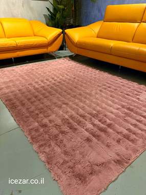 שטיח דגם SHINE בצבע פודרה  : image 2