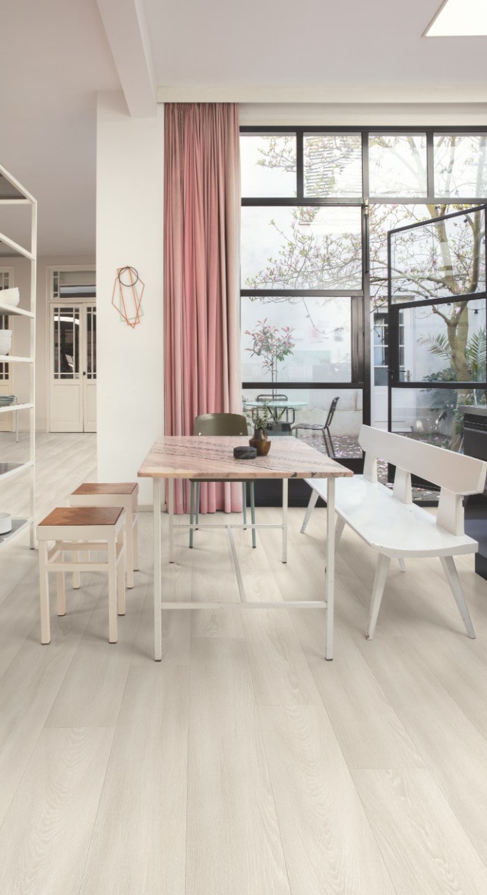 פרקט קוויק סטפ SIGNATURE אלון פרימיום לבן  