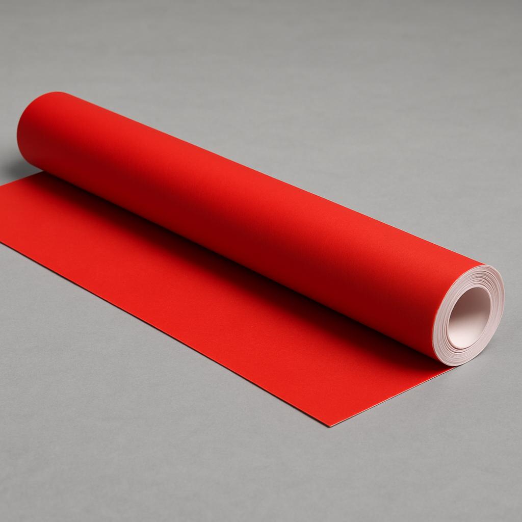 pvc אדום רוחב גליל 2 מטר המחיר ל1 מטר רבוע