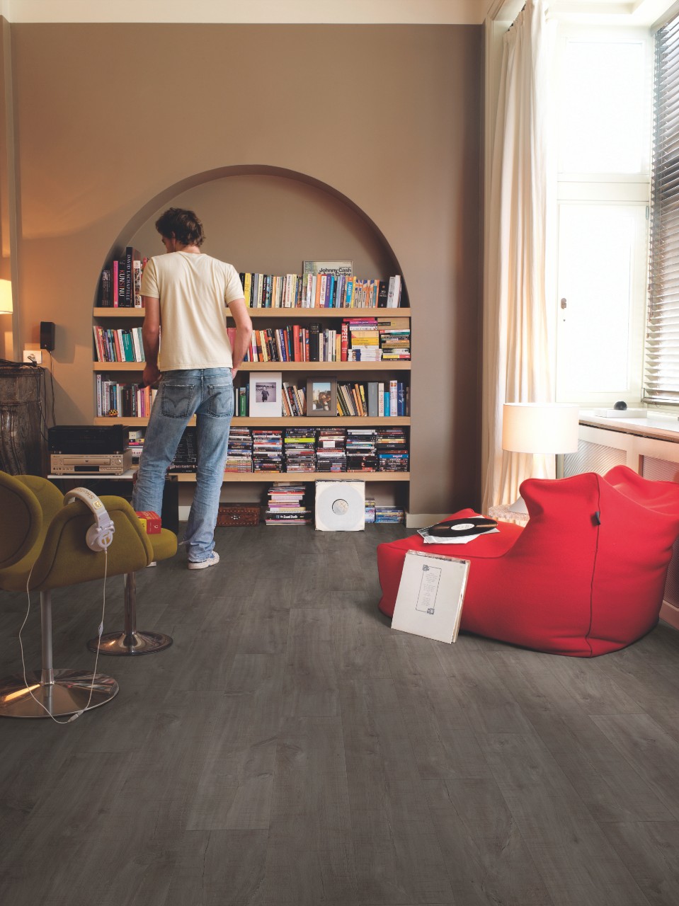 פרקט קוויק סטפ CLM צבע 1657 אלון הוואנה כהה 