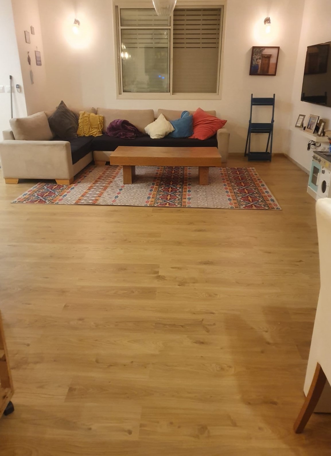 פרקט קוויק סטפ ELIGNA צבע White oak light אלון מולבן בהיר 