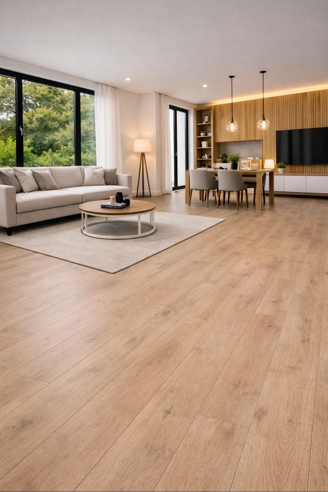 פרקט spc אלון בהיר עם עיניים  הכי זול בארץ! רק ל-20 יום  עד 20.2