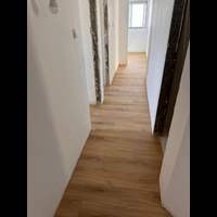 פרקט פולימרי SPC עמיד מים צבע אלון טבעי מוברש / מחיר מוזל